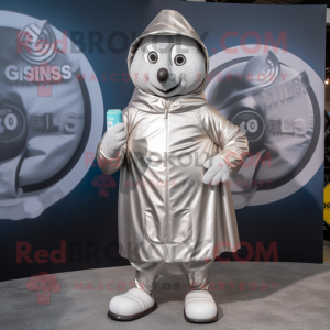 Sølv Guinness maskot drakt...