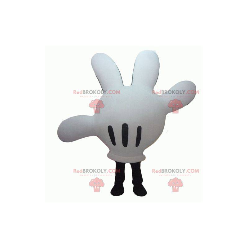 White and black Mickey Mouse mascot - Redbrokoly.com