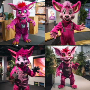 Magenta Chupacabra mascotte...