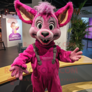 Magenta Chupacabra mascotte...