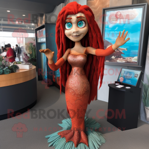 Rust Mermaid maskot drakt...