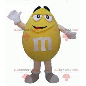 Mascotte de M&M's jaune géant dodu et drôle - Redbrokoly.com