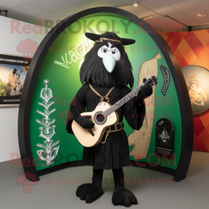 Sort Celtic Harpe maskot...