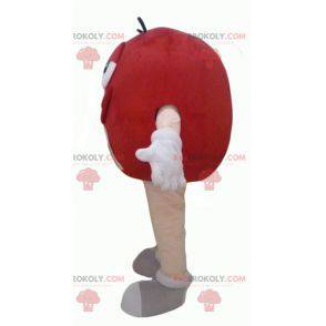 Mascotte de M&M's rouge géant dodu et drôle - Redbrokoly.com