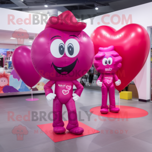 Magenta Heart Shaped...