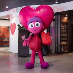 Magenta Heart Shaped...