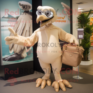 Beige Vulture maskot...