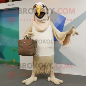 Beige Vulture maskot...