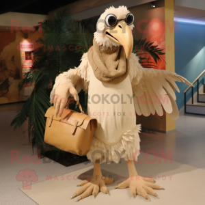 Beige Vulture maskot...