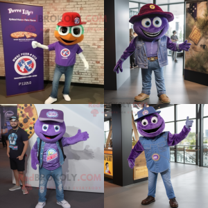 Purple Pizza mascotte...