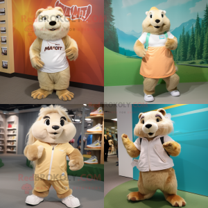 Crème Marmot mascotte...