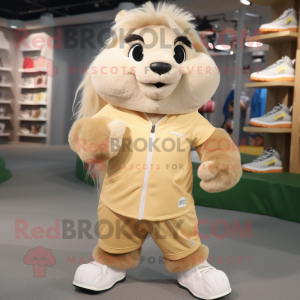 Crème Marmot mascotte...