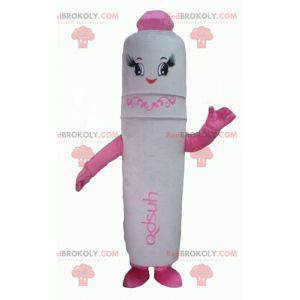 Mascot bolígrafo gigante blanco y rosa - Redbrokoly.com