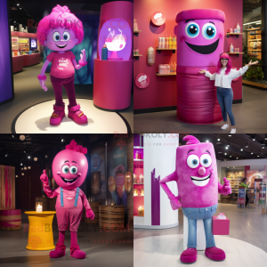 Bougie parfumée magenta...