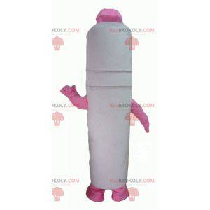 Mascot reuze pen wit en roze - Redbrokoly.com