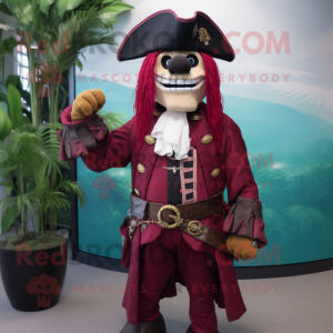 Maroon Pirate mascotte...