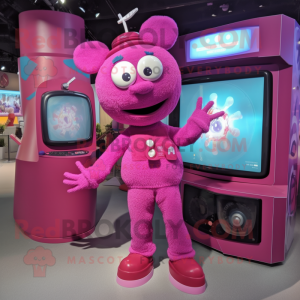 Magenta TV maskot kostym...