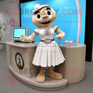 Mascotte de personnage de...