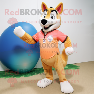 Peach Dingo mascotte...