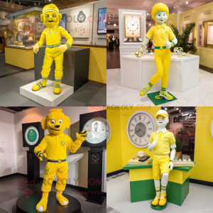 Cytrynowo-żółty kostium...