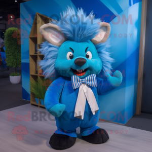 Blue Porcupine mascotte...