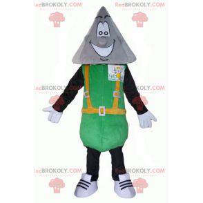 Mascotte dell'uomo Tridome dalla testa appuntita -