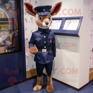 Navy Roe Deer maskot...