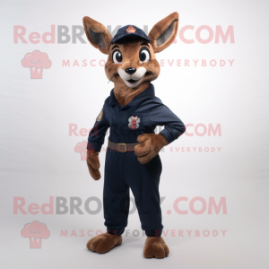 Navy Roe Deer mascotte...