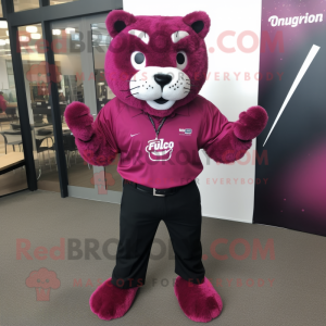 Magenta Jaguar maskot...