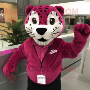 Magenta Jaguar maskot...