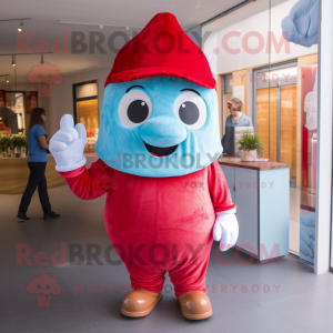 Red Ice Cream mascotte...