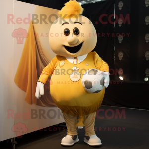 Gold Onion mascotte kostuum...