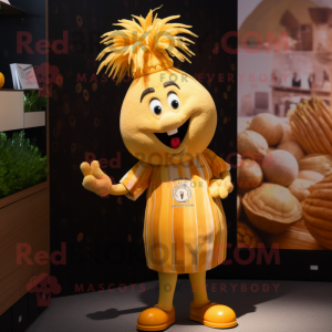 Gold Onion maskot drakt...