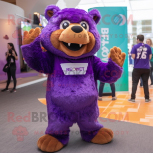 Purple Beaver mascotte...