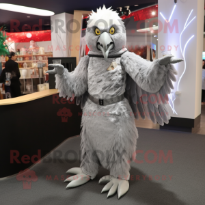 Silver Eagle maskot kostume...