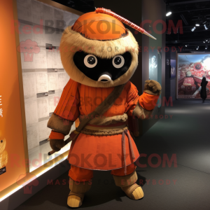 Orangefarbener Samurai...