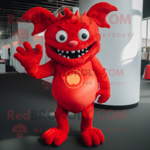 Red Devil maskot kostym...