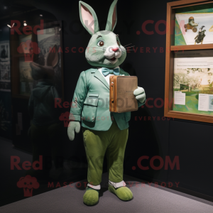 Green Rabbit mascotte...