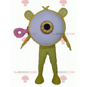 Big giant yellow eye mascot alien - Redbrokoly.com