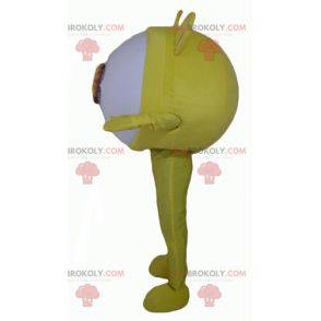 Mascotte grote reusachtige gele ogen alien - Redbrokoly.com