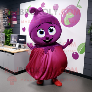 Magenta Grape mascotte...