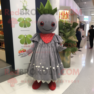 Gray Strawberry mascotte...