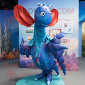 Blue Lobster mascotte...