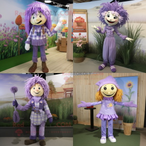 Lavendel Scarecrow maskot...