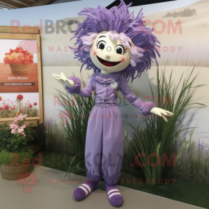 Lavendel Scarecrow maskot...