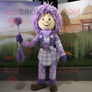 Lavendel Scarecrow maskot...