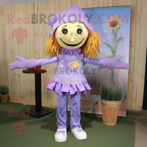 Lavendel Scarecrow maskot...