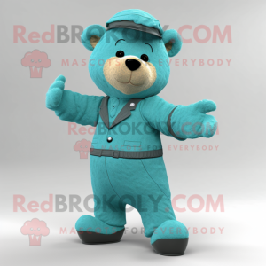 Blaugrüner Teddybär...