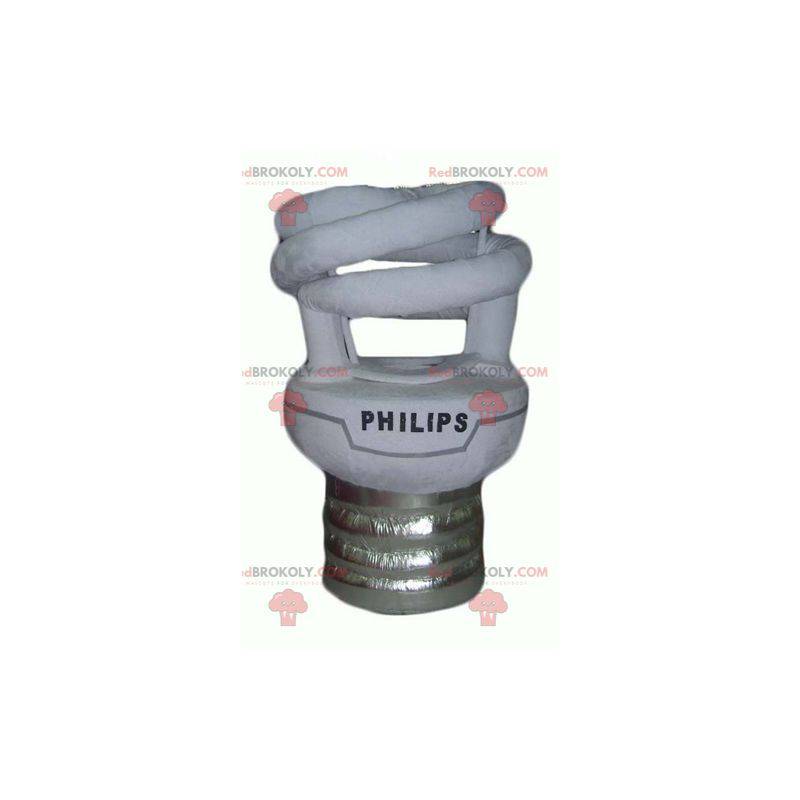 Philips giant white and gray bulb mascot - Redbrokoly.com