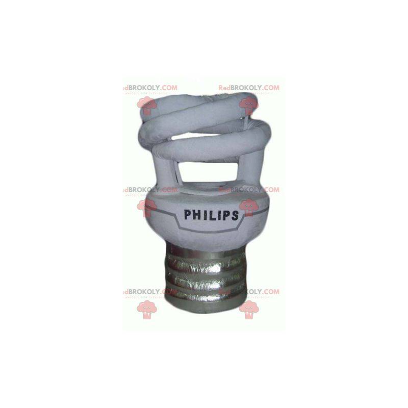 Philips riesiges Maskottchen mit weißer und grauer Glühbirne -
